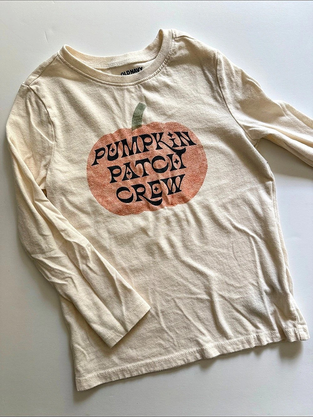 Old Navy Pumpkin Patch Crew Long Sleeve Tee